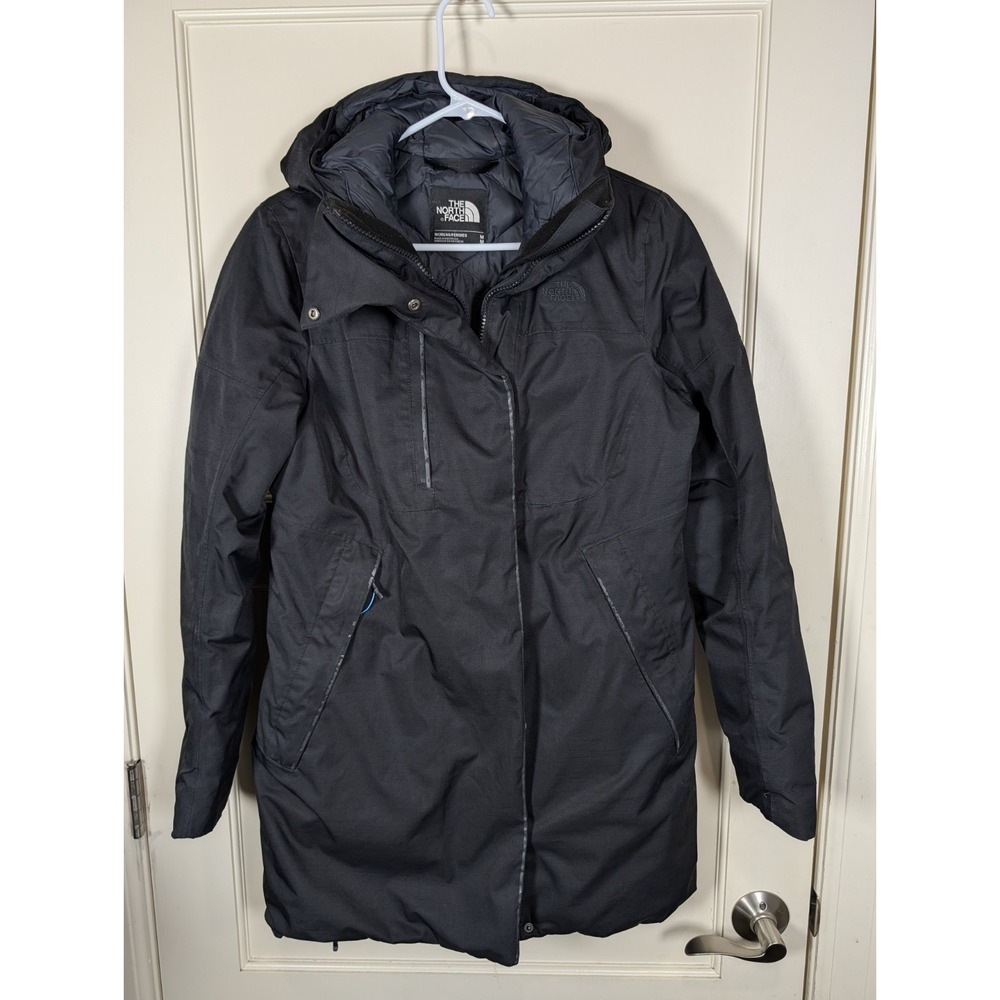 The North Face Dryvent Women's Size: M Black Arctic Parka Hood Winter Warm